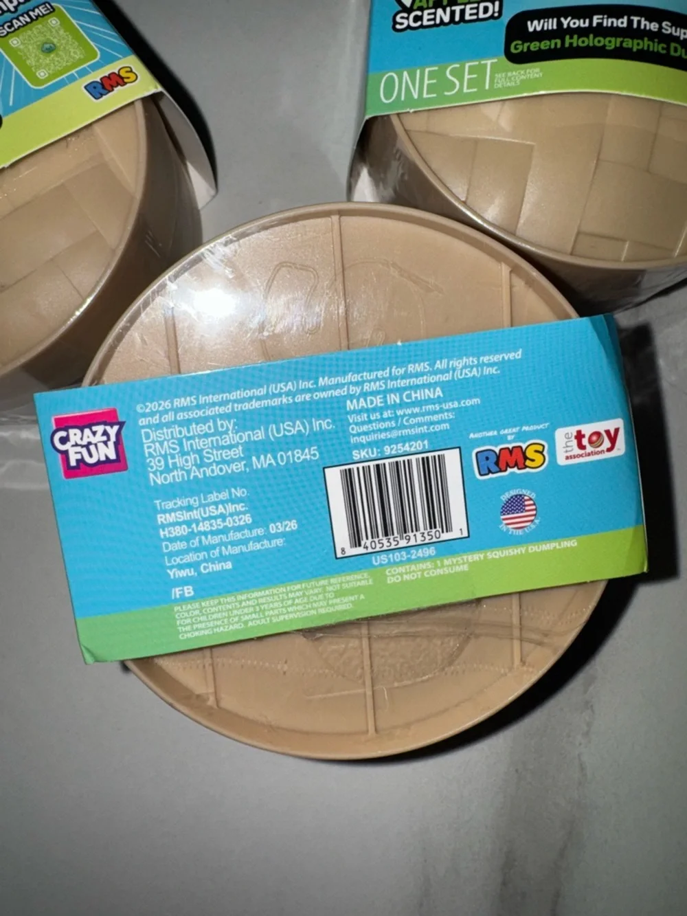 RMS Mystery Dumpling Apple Scented green holographic edition
